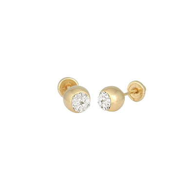 Aretes de oro para mujer